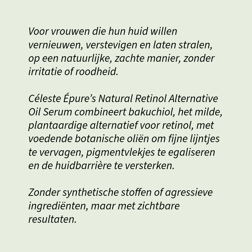 Natural Retinol-Alternative Oil Serum